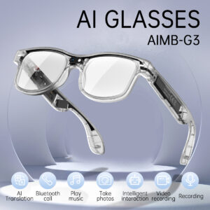 AI Smart Bluetooth Sunglasses with 8MP Camera