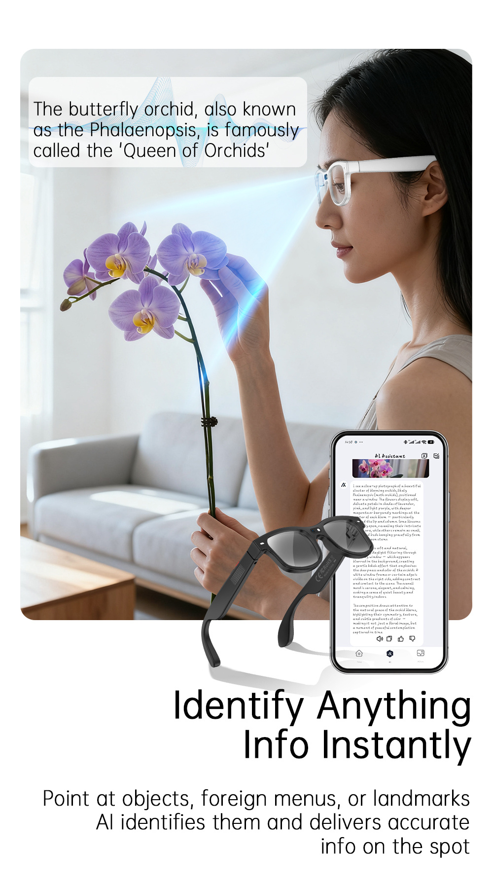 AI Smart Bluetooth Sunglasses with 8MP Camera - Image 4