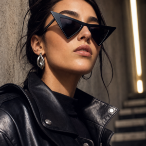 Triangle Cat-Eye Sunglasses — Edgy Retro Vibe