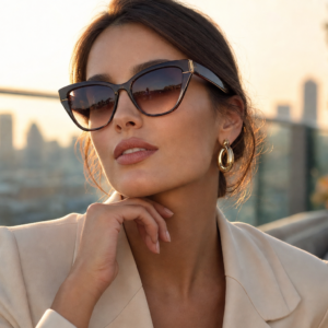 Vintage Gradient Cat-Eye Sunglasses — Designer Look
