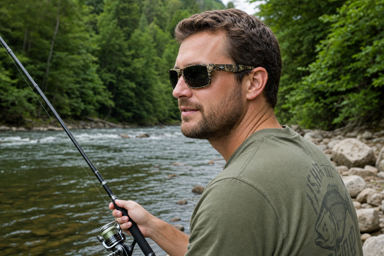 Outdoor Polarized Sunglasses — Camo Edition