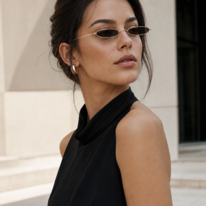 Minimalist Slim-Frame Women's Sunglasses